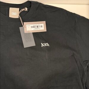 Kith Charcoal Tee with Logo